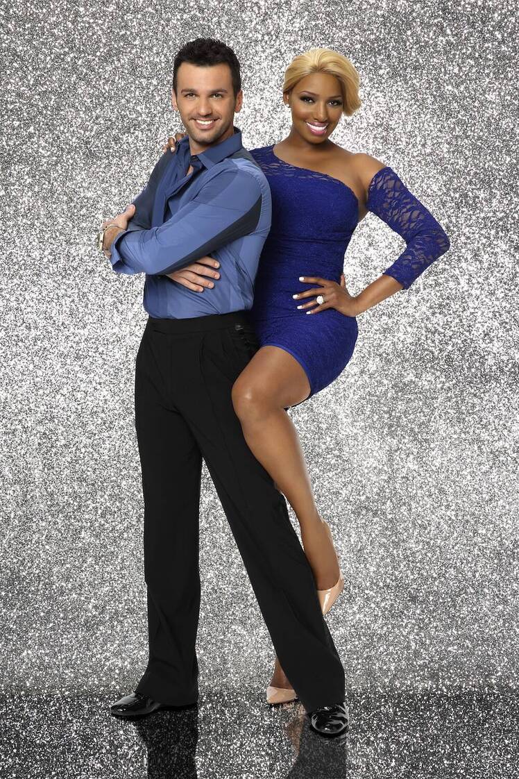 Nene leakes tony dovolani dwts portrait