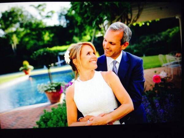 Katie couric wedding photo