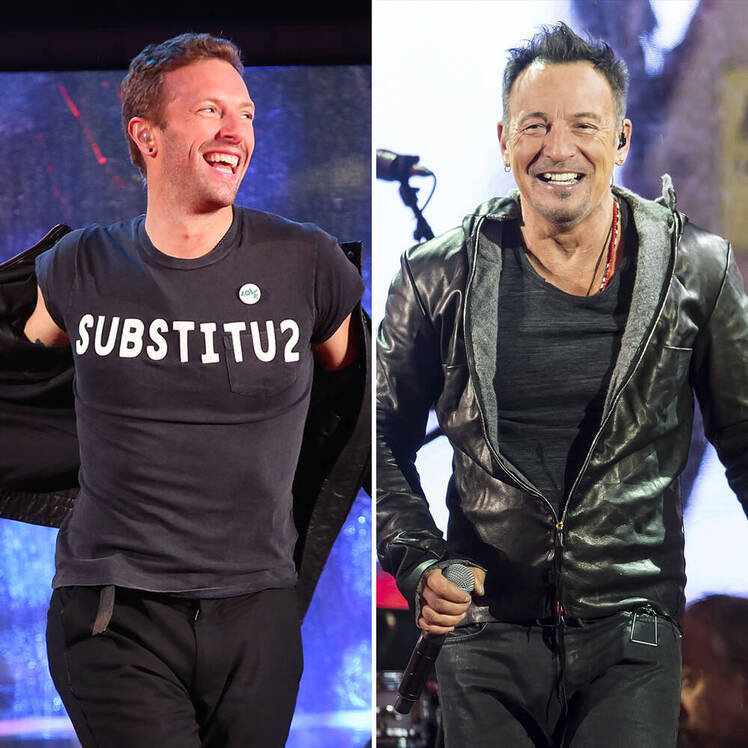 chris martin & bruce springsteen chris martin & bruce springsteen