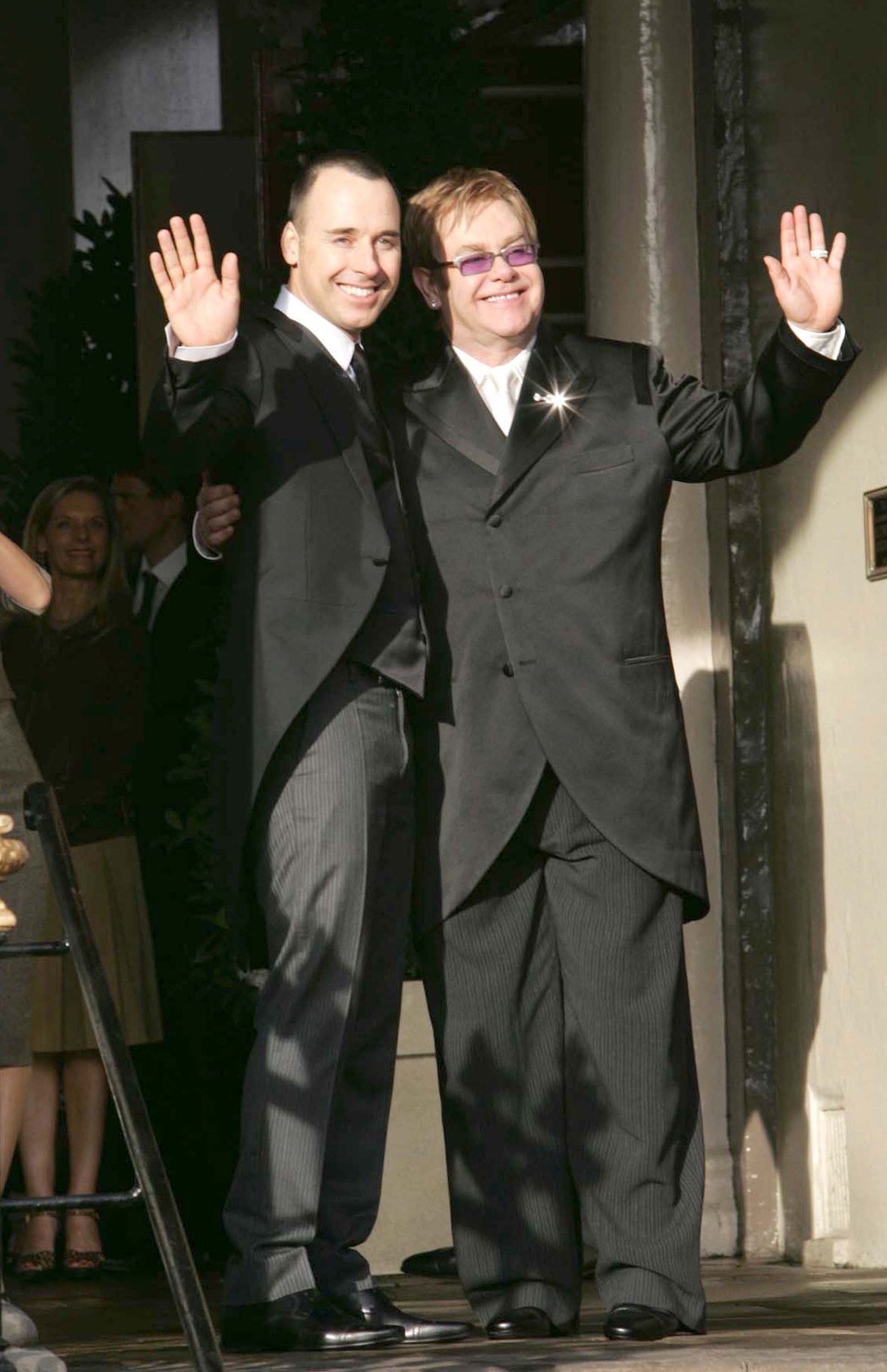 Elton John wedding to David Furnish - Photos & Celebrity Guests