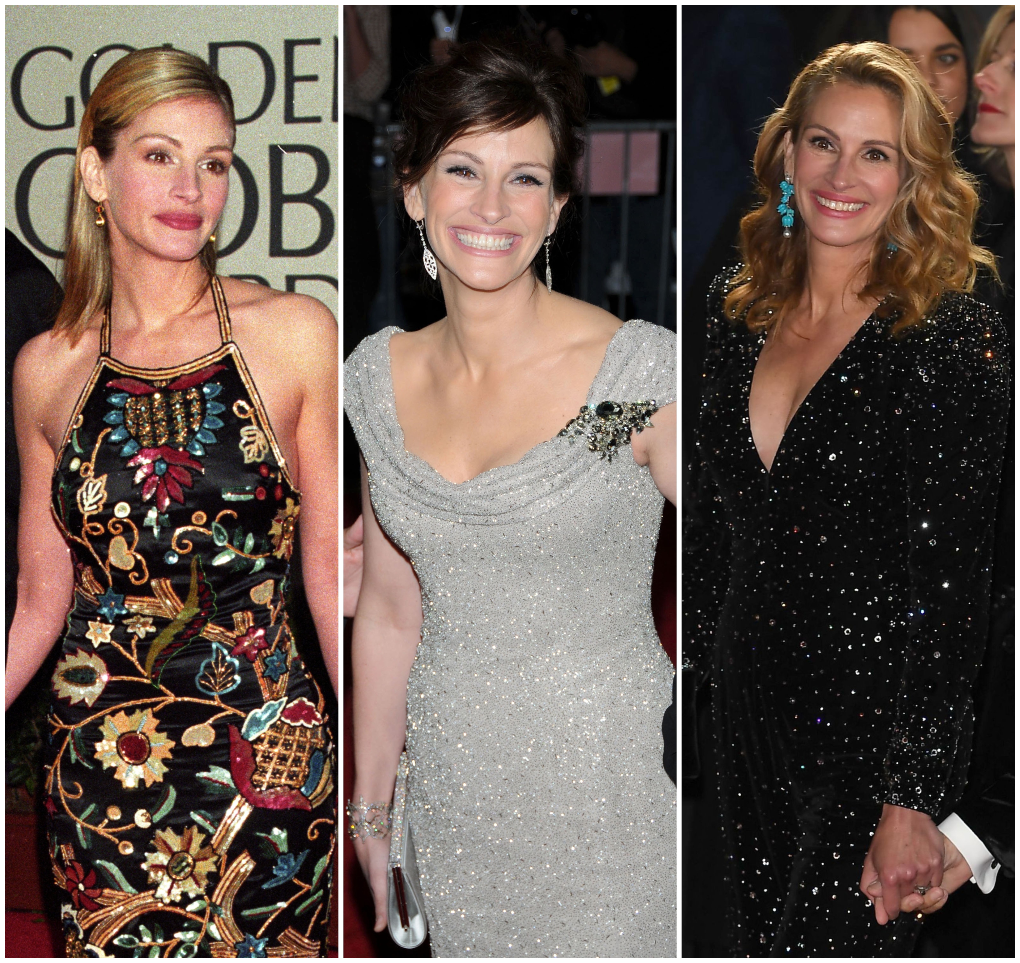 Julia Roberts' Fashion Then and Now: Star's Best Red Carpet Moments