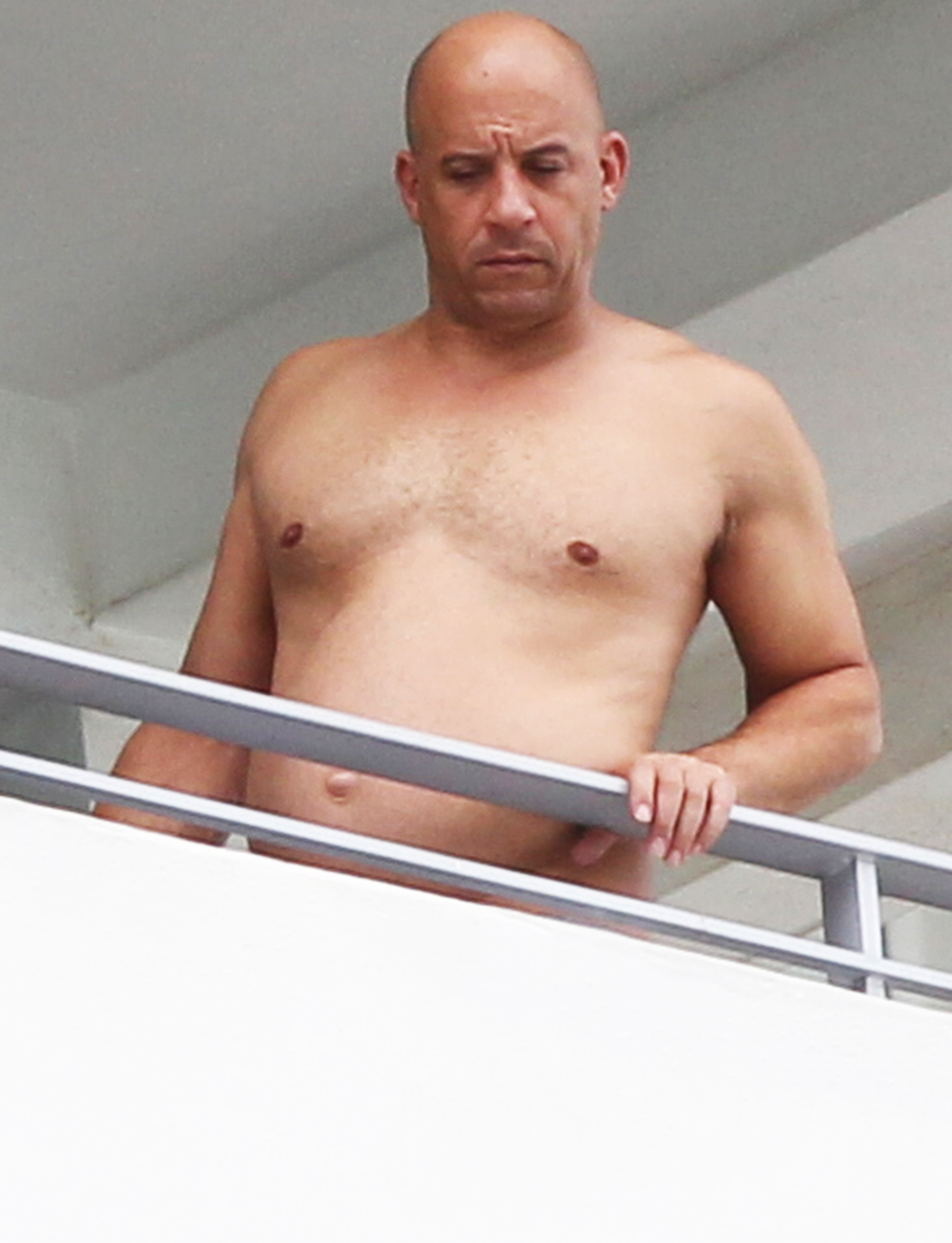 Vin Diesel Shows Off His Not So Buff Bod In Miami — See The Pics Closer Weekly