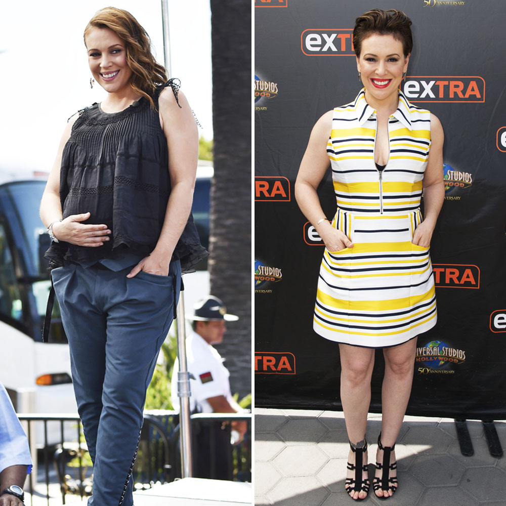 Alyssa Milano Dishes On Her 55 Pound Self Inflicted Weight