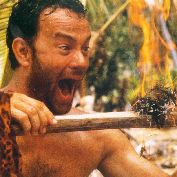 Cast Away: How Tom Hanks made a fire in isolation