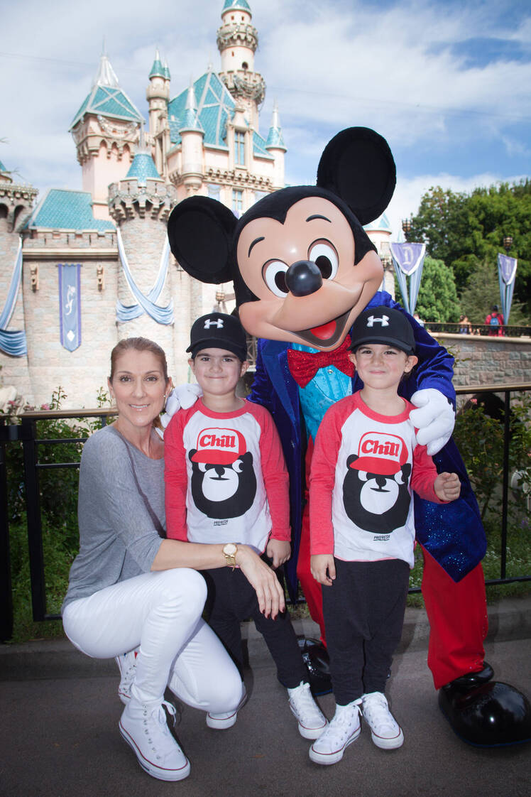 celine dion twins getty images