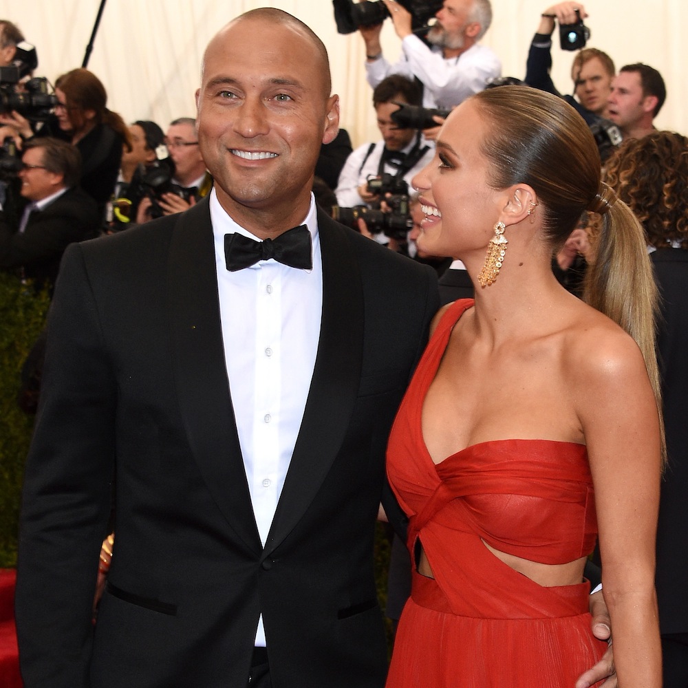 Pregnant Hannah Jeter Supports Husband Derek at Number Retirement Ceremony!:  Photo 3898771, Derek Jeter, Hannah Davis, Hannah Jeter, Pregnant  Celebrities Photos