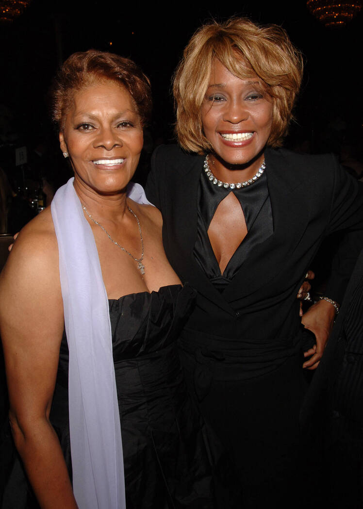 dionne warwick whitney houston getty images