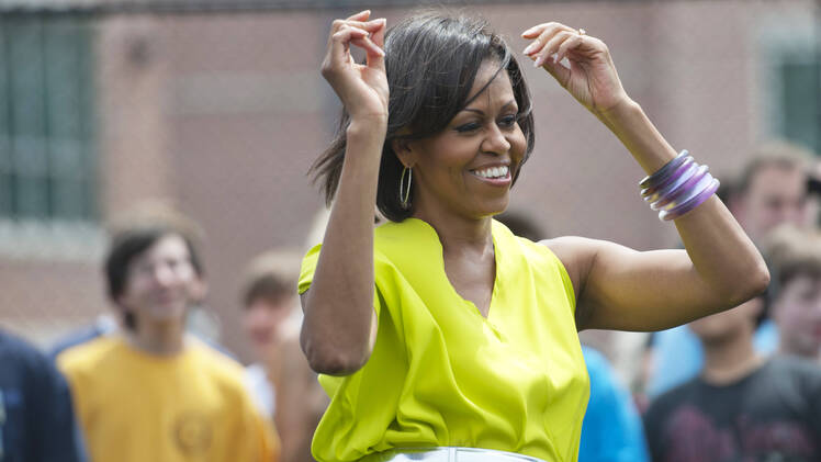 Michelle obama workout