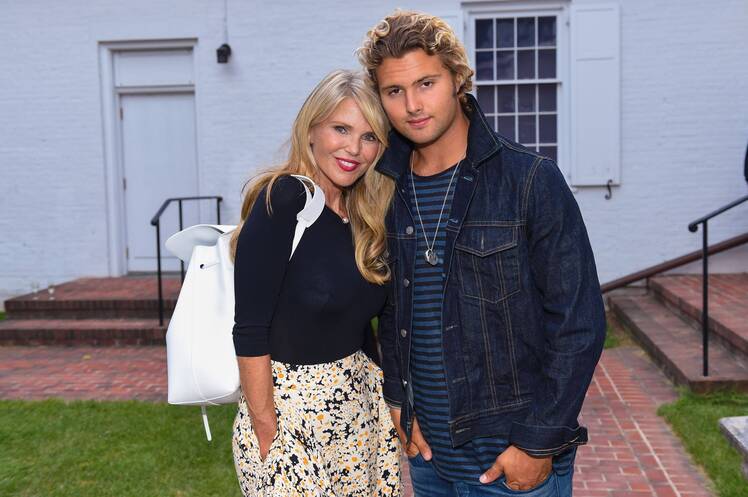 Christie Brinkley and son Jack Brinkley Cook