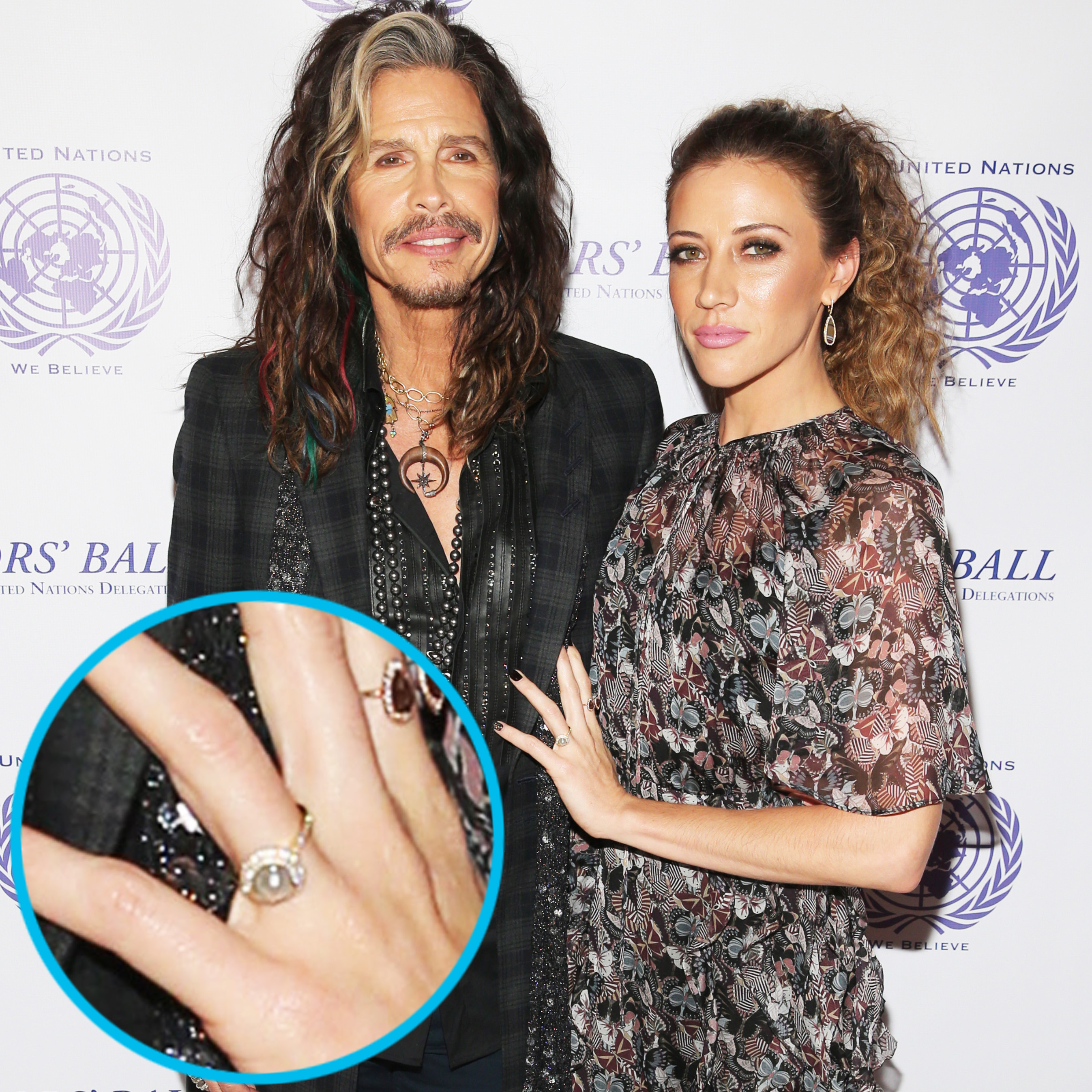 Steven Tyler Is Rumored To Be Engaged To Much Younger Girlfriend Aimee
