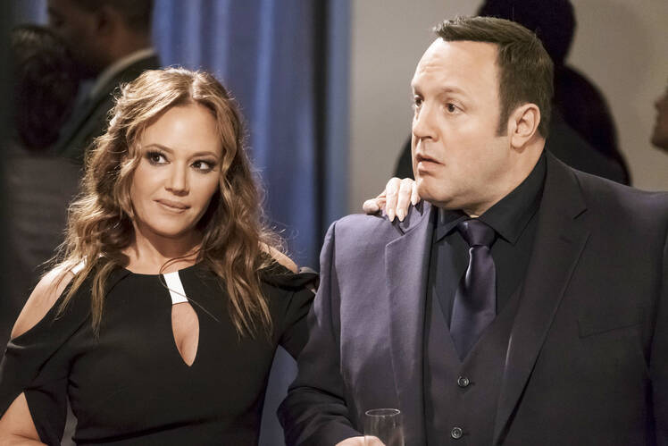 leah remini kevin james getty images