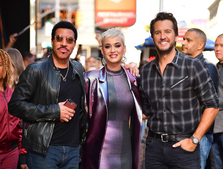 lionel richie katy perry luke bryan - getty