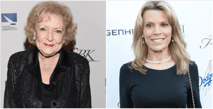 Betty white vanna white related