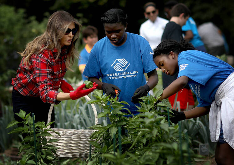 melania trump getty images