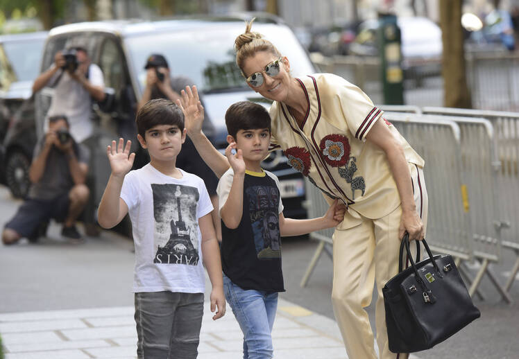celine dion twins splash