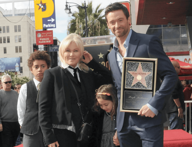 hugh jackman family getty