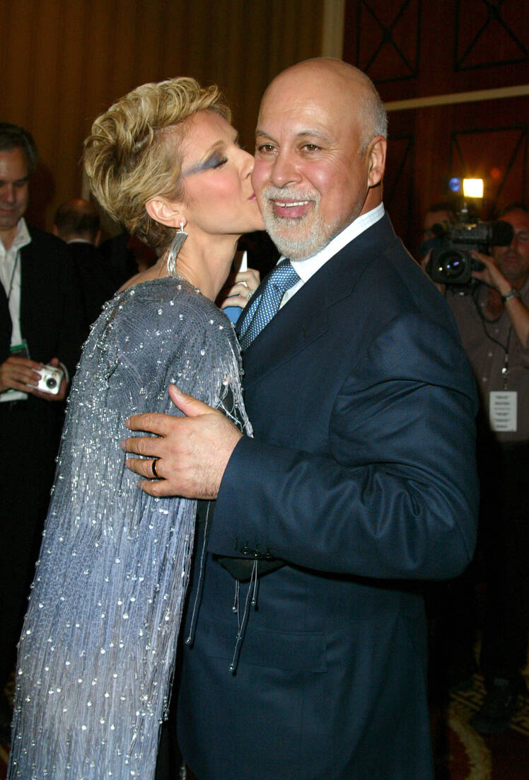 celine dion rene angelil getty images