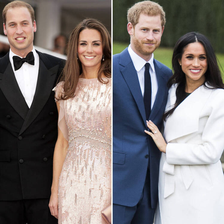 prince william kate middleton prince harry meghan markle getty images