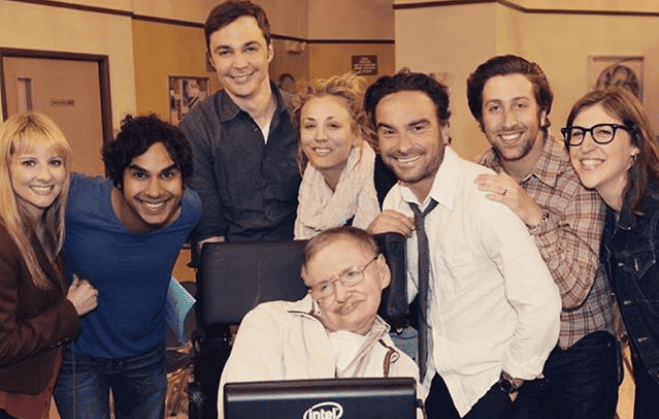 Big bang theory show stephen hawking