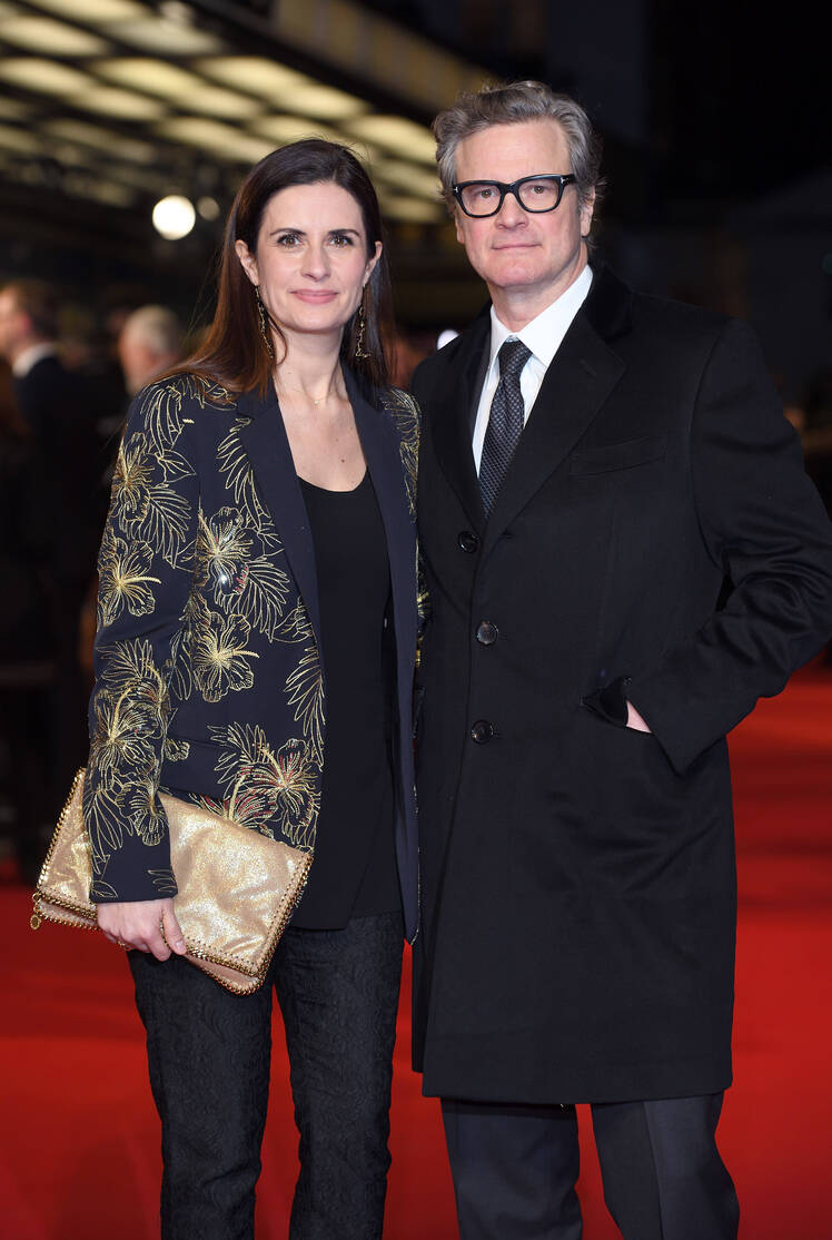 colin firth and his wife livia getty images