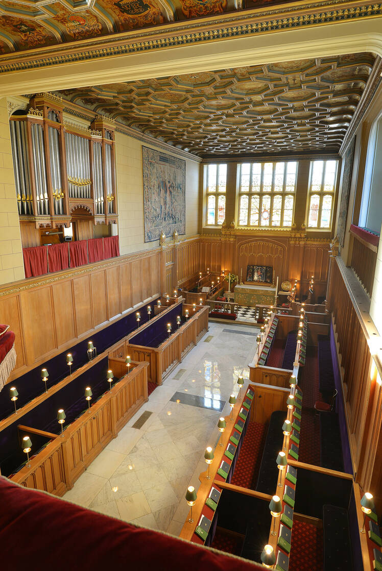 royal chapel at st. james's palace getty images
