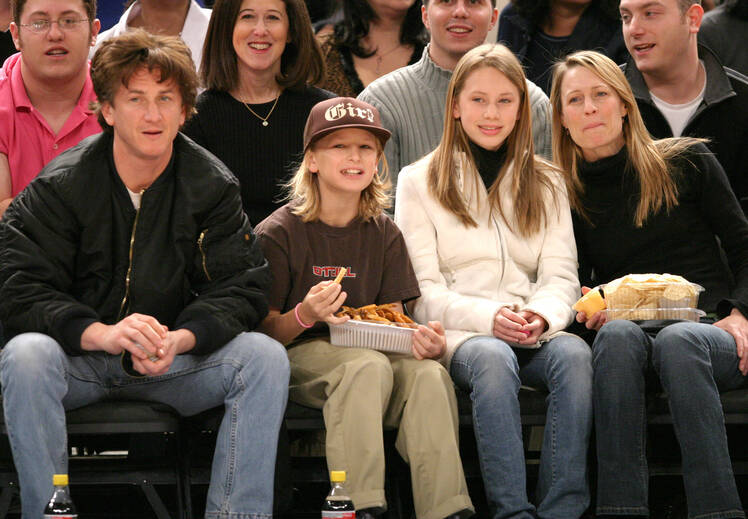 sean penn robin wright kids getty images