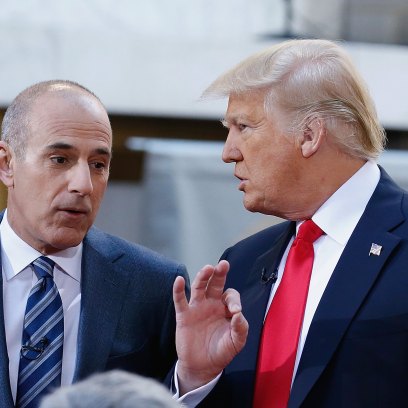 What did trump say about matt lauer