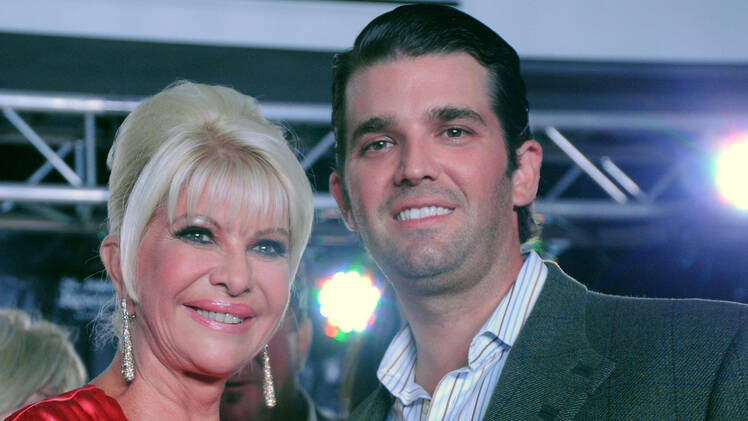 Ivana trump son donald trump jr divorce