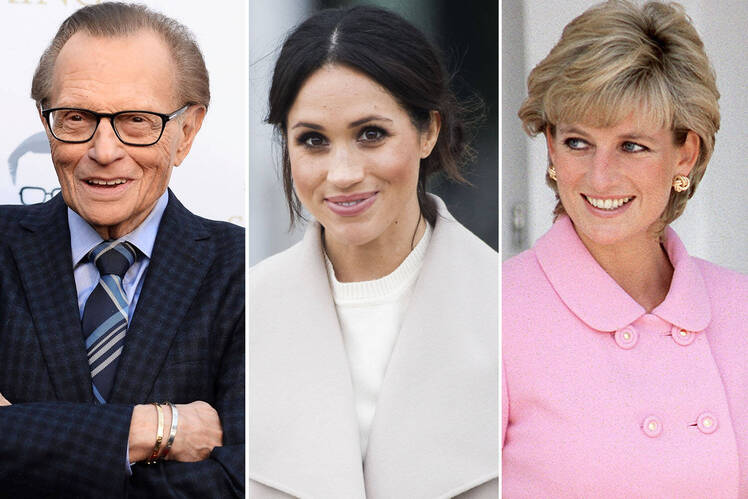 Larry king meghan markle princess diana