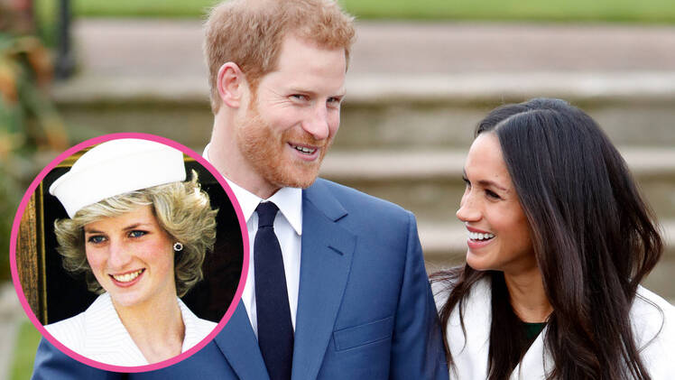 harry meghan diana getty images