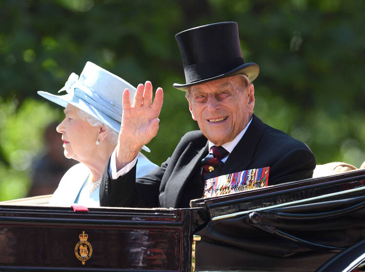 prince philip trooping of the color