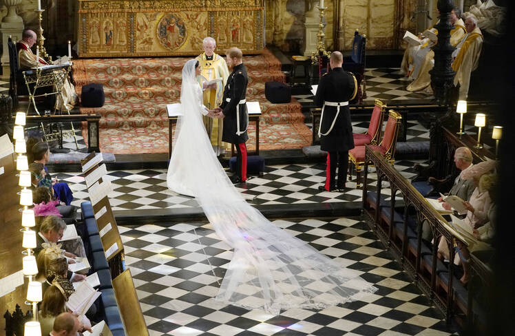 meghan markle veil getty images