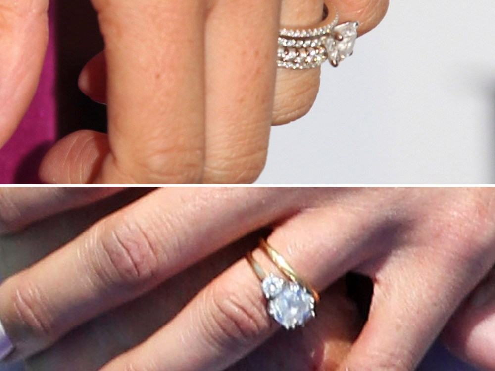 Meghan Markle's Engagement Rings: We're Comparing Her Two Rocks!