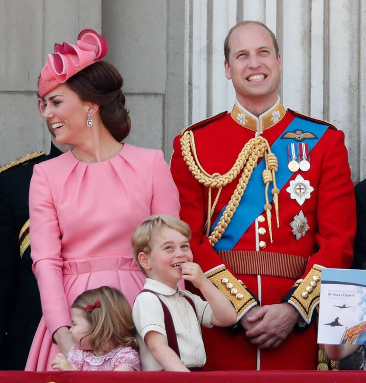 Prince george laughing