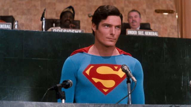 Iconic Superman screen test that started it all! Christopher Reeve  auditions for Superman in 1977 and even with black shoe polish in his…