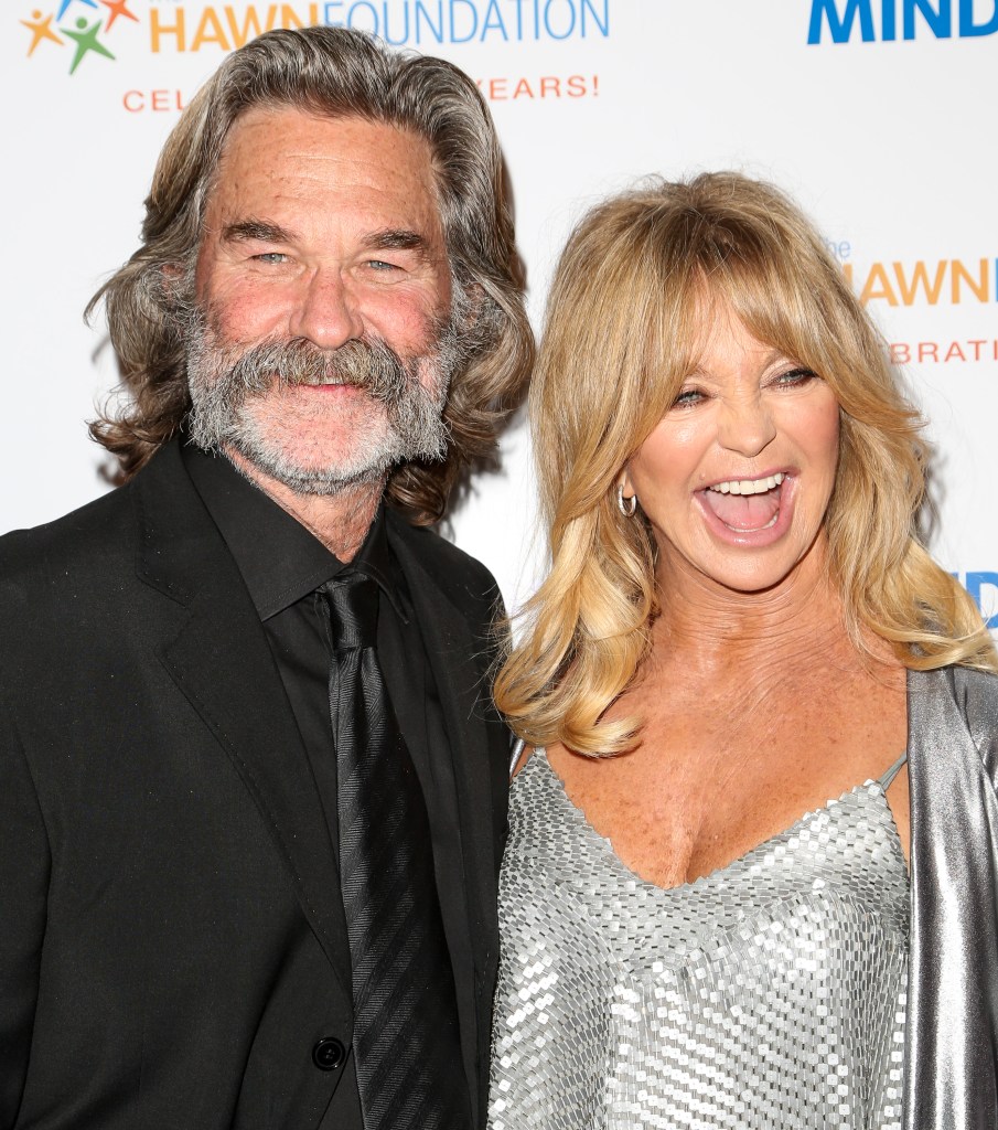 Goldie Hawn, 73, and Kurt Russell, 67, Ride Bikes Around LA