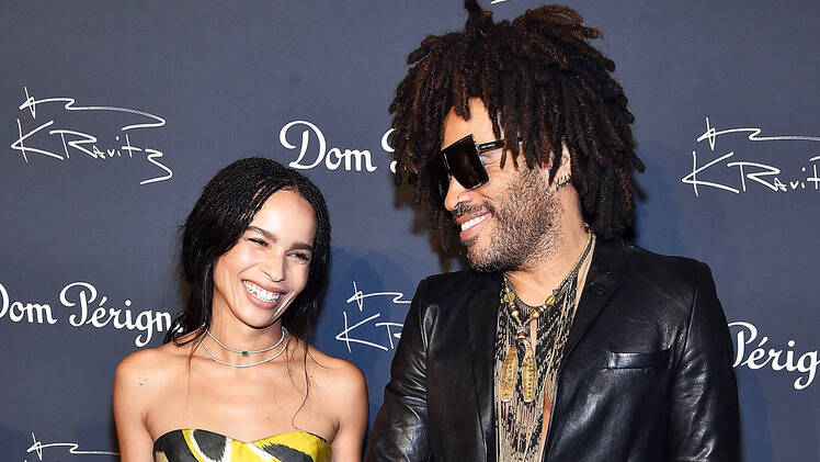Zoe Kravitz Engaged Karl Glusman Lenny Kravitz