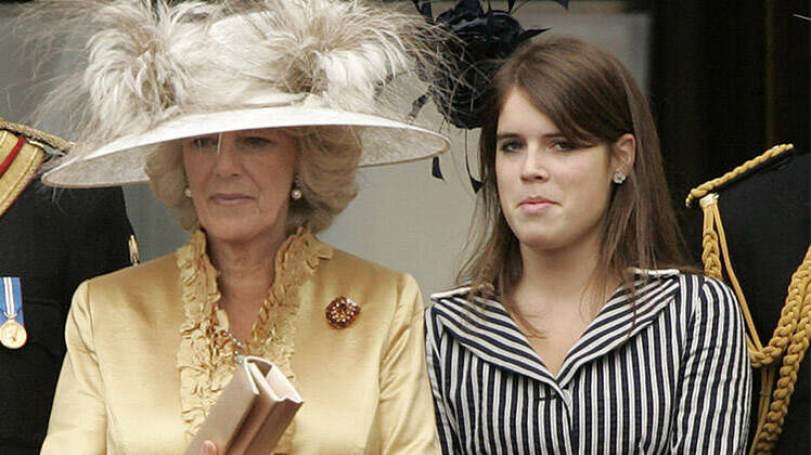 Camilla parker bowles princess eugenie wedding