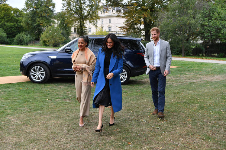 Meghan Markle, Prince Harry, and Doria Ragland