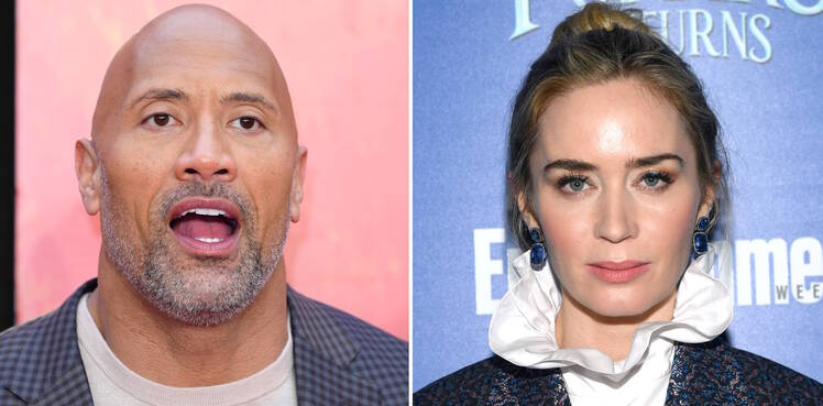 Dwayne Johnson Emily Blunt