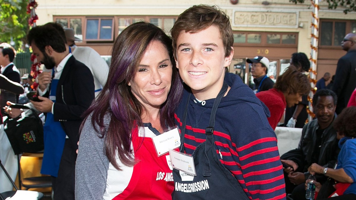 Melissa Rivers Is Starting To 'Panic' About Son Cooper Going To College