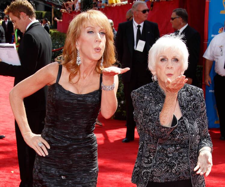 Kathy Griffin with Mom