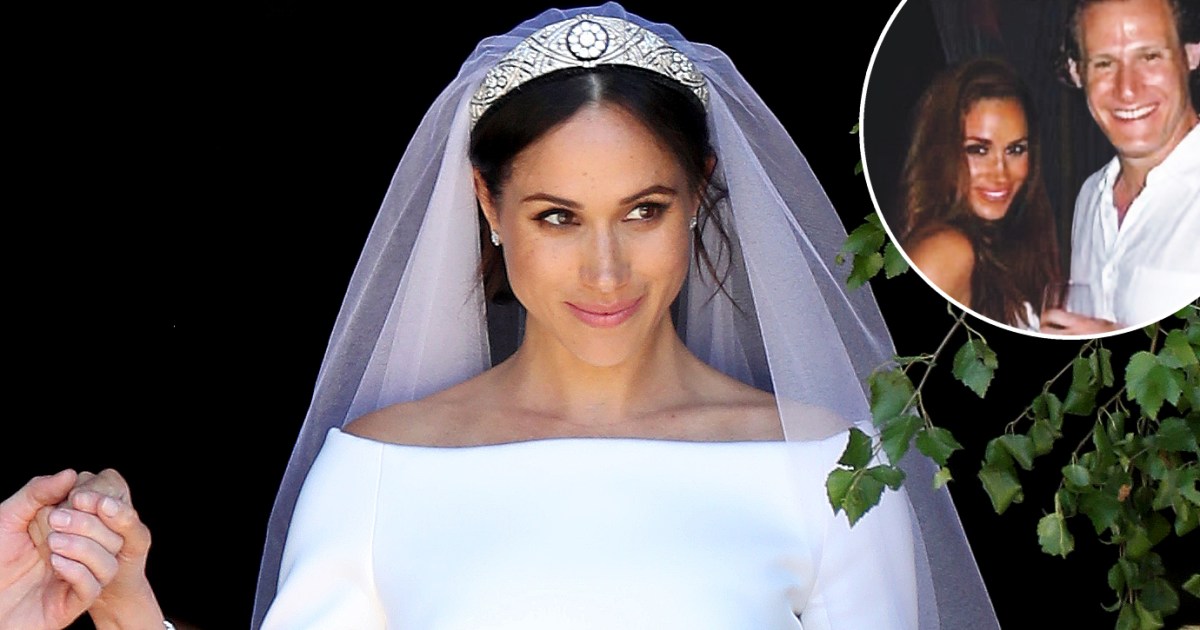 See Meghan Markle s First Wedding Dress