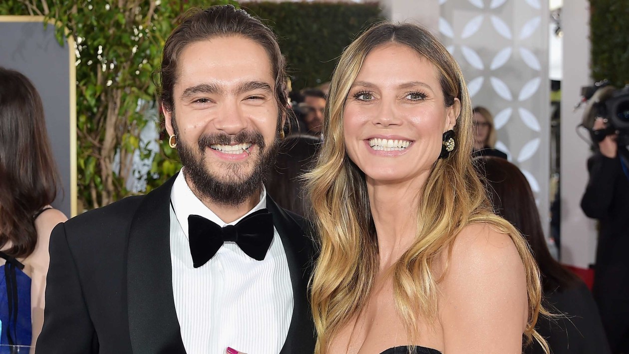 Heidi Klum And Fiance Tom Kaulitz Hit The Red Carpet At 2019 Golden Globes