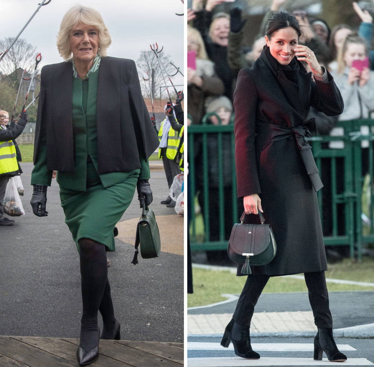Duchess Camilla Copies Meghan Markle's Style During Outing