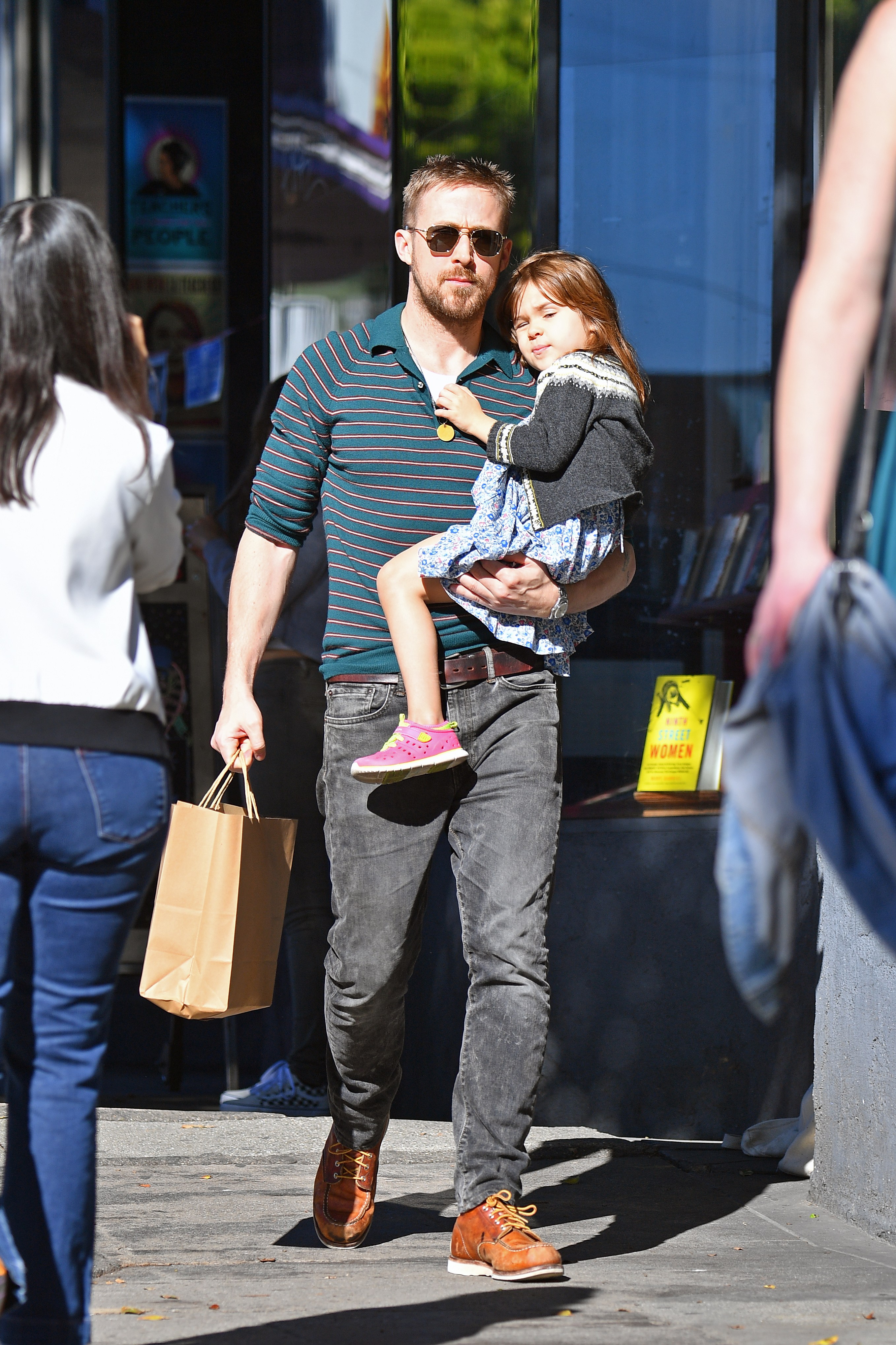 Ryan Gosling Goes Shopping With Daughter Esmeralda See the Pics!