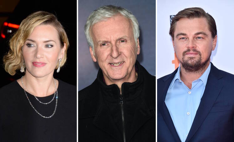 Kate Winlset James Cameron Leonardo DiCaprio
