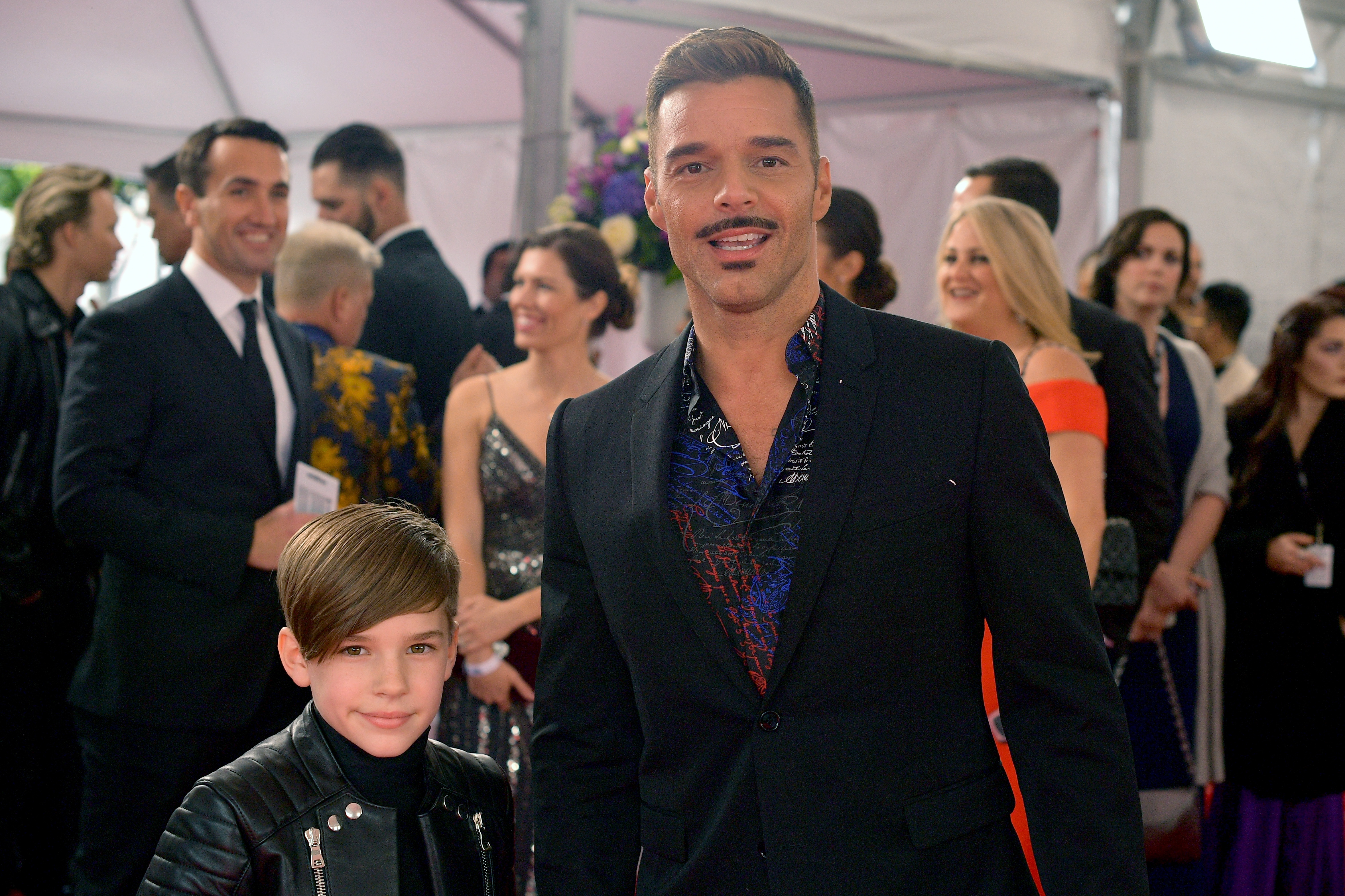 Ricky Martin's Son Matteo, 13, Joins Him on Set of His New Music Video