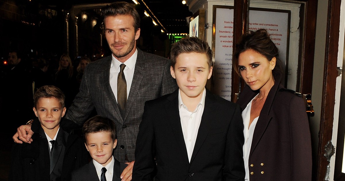 Victoria Beckham's Family Attend Her London Fashion Week Show