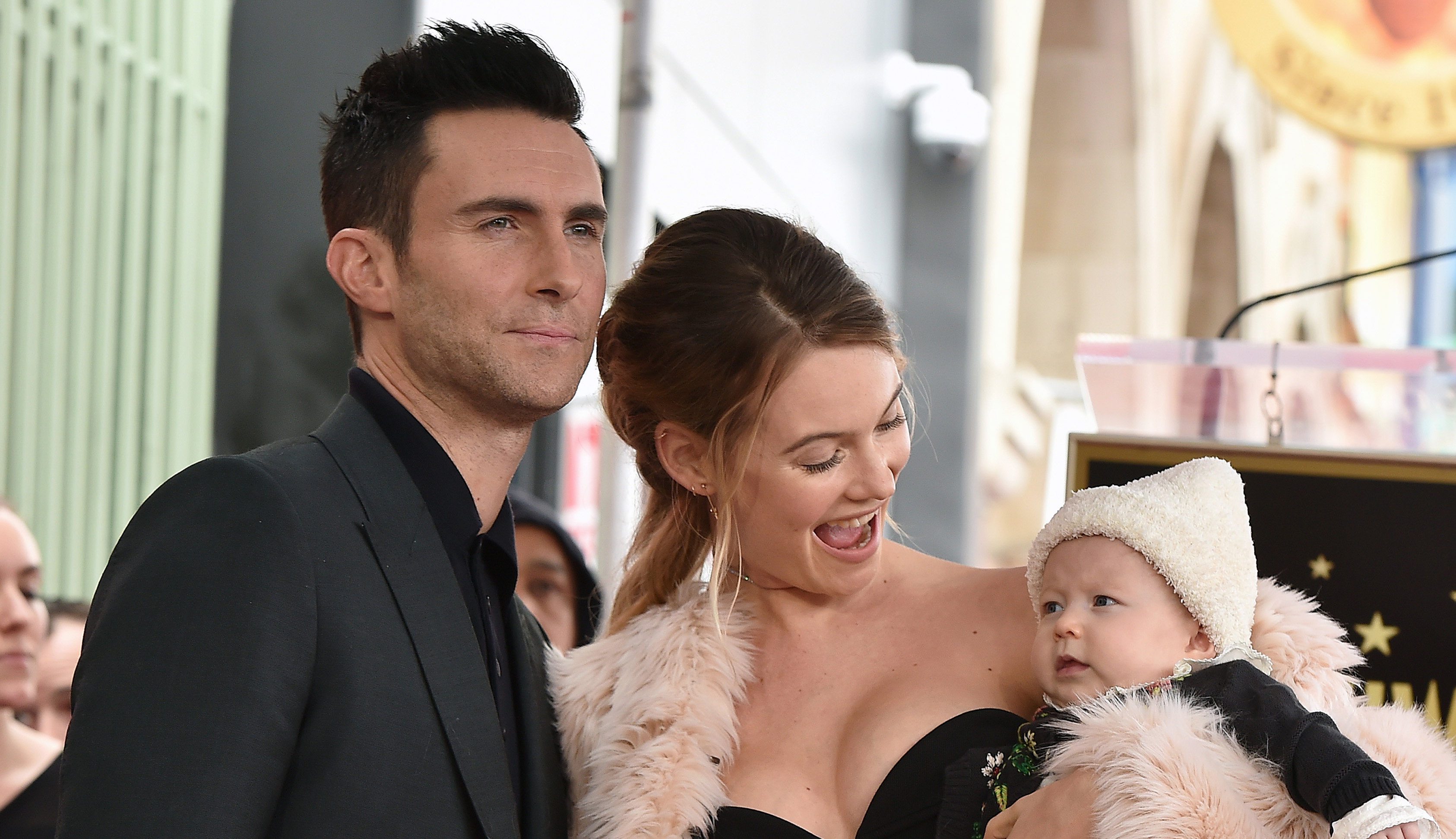 Adam Levine And Behati Prinsloo Can T Agree On Number Of Kids Closer   Adam Levine Family 